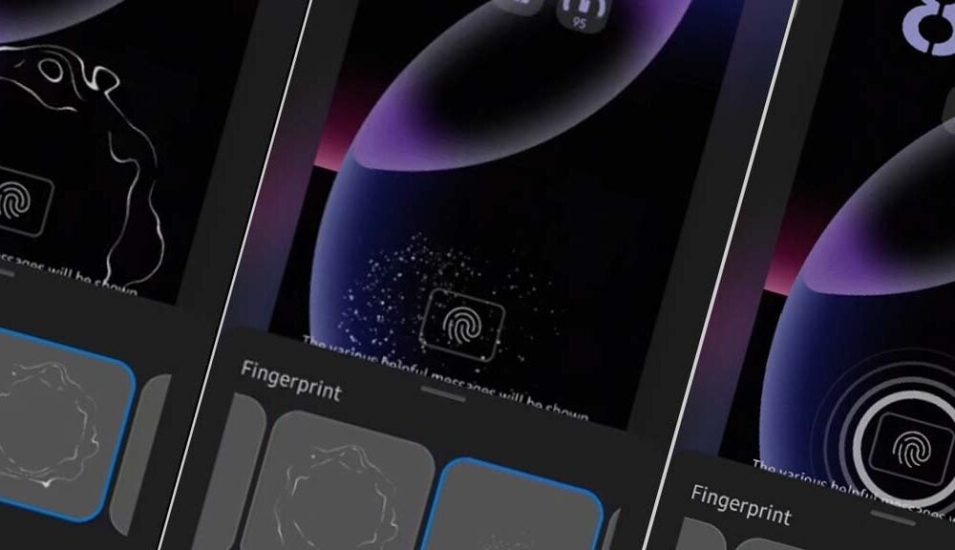 One UI 8.0 cho phép người dùng đổi hiệu ứng vân tay cực ngầu