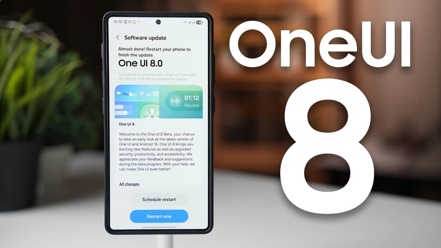 One UI 8 chuẩn bị lên sóng cho dòng Galaxy tầm trung