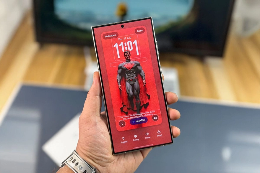 One UI 8 mang đến đồng hồ màn hình khóa thông minh