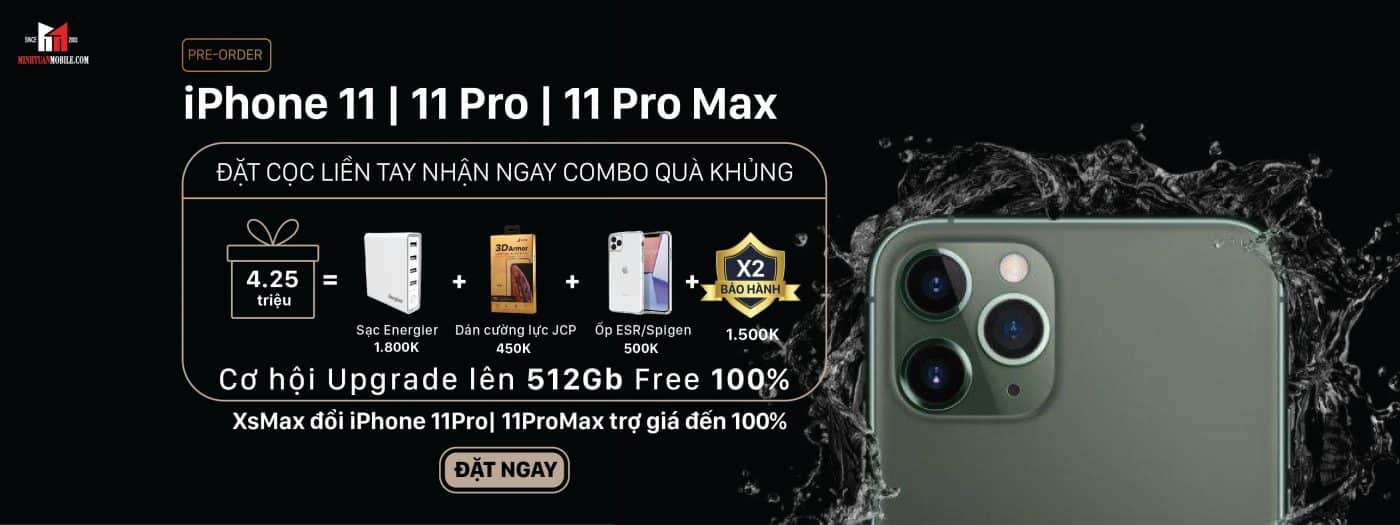 Ưu đãi cho top khách hàng đầu tiên sở hữu iPhone 11 Pro Max