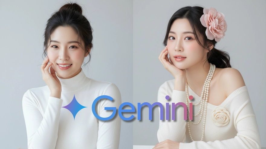 Prompt Gemini chụp ảnh beauty mùa đông không tốn 1 xu