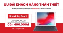 Sắm Apple Smart Keyboard giá sốc 490K tại Minh Tuấn Mobile