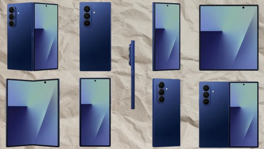 Samsung Galaxy Z Fold7 lộ diện với ba tùy chọn màu sắc