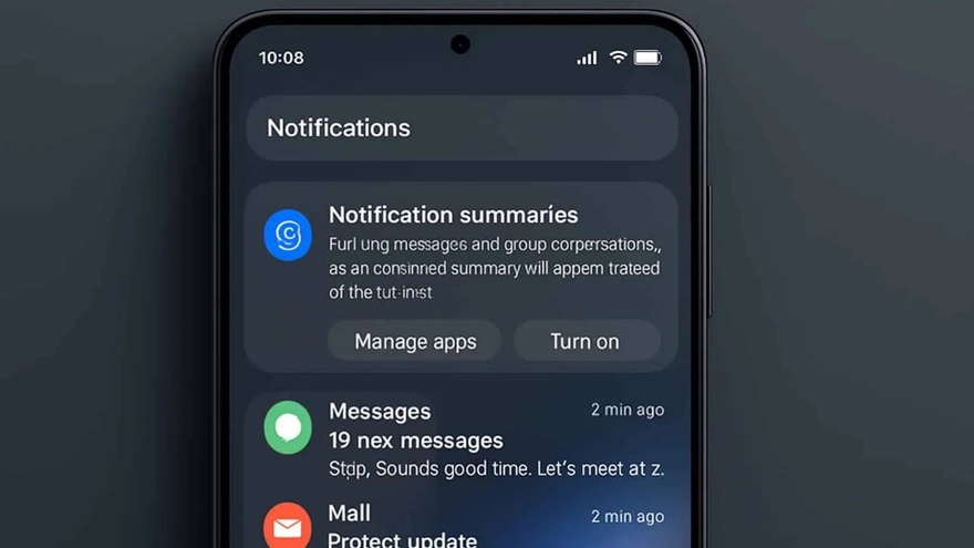Samsung One UI 8.5 ra mắt tính năng AI tóm tắt thông báo