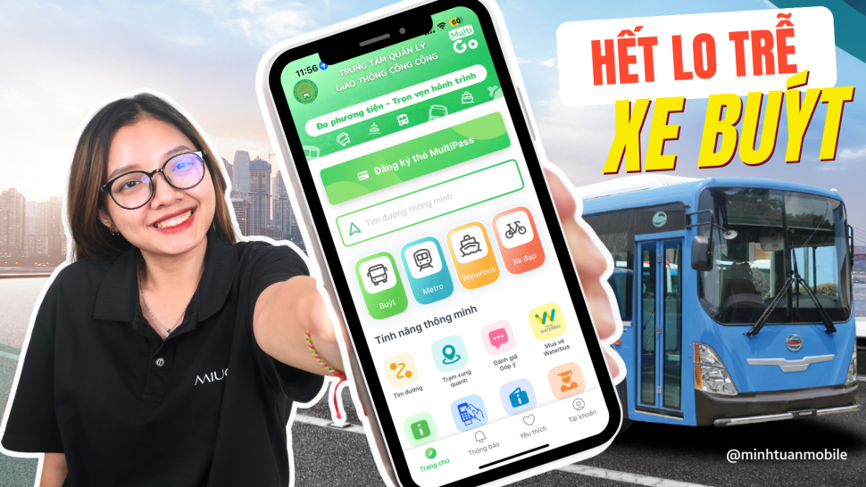 Sinh viên 2025 hết lo trễ xe buýt nhờ ứng dụng MultiGo