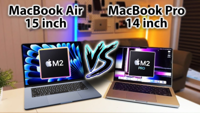 So sánh giữa MacBook Air 15 inch và MacBook Pro M2 Pro 14 inch