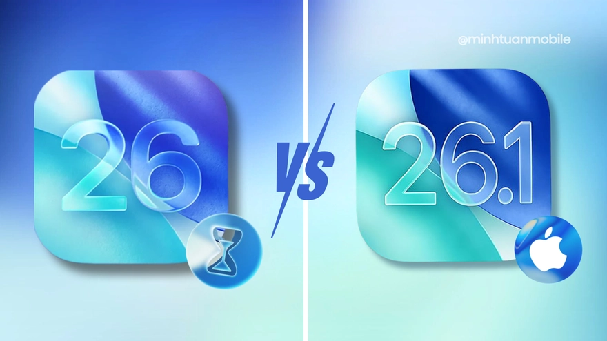 So sánh iOS 26 và iOS 26.1: Có đáng nâng cấp?