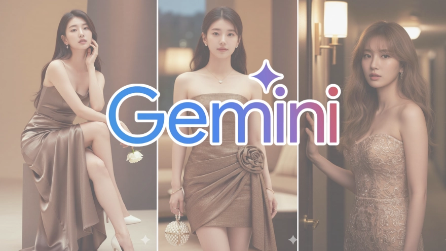 Tạo 5 concept ảnh sang chảnh bằng Gemini cho phái nữ