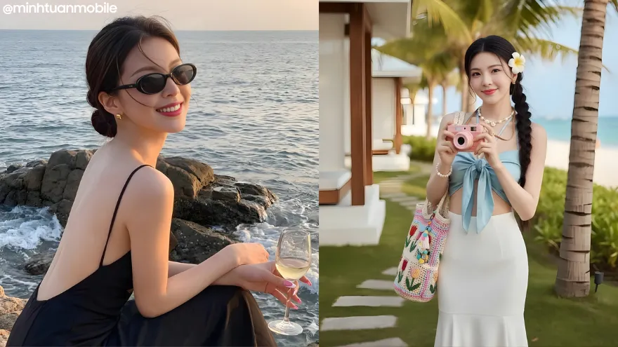 Tạo ảnh check-in biển cực chill chỉ bằng một câu lệnh Gemini