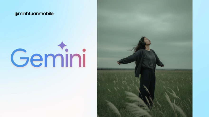 Tạo ảnh Cinematic siêu chill trên cánh đồng với Gemini