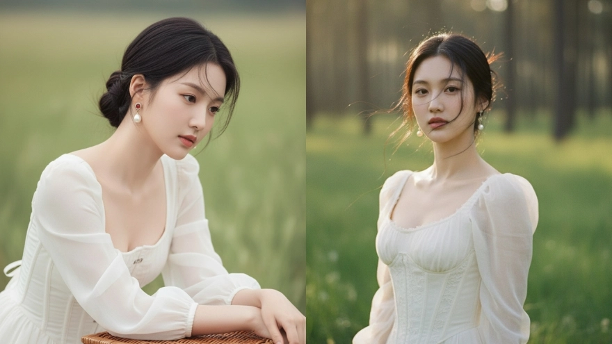 Tạo ảnh nàng thơ váy trắng tinh khôi với Gemini AI