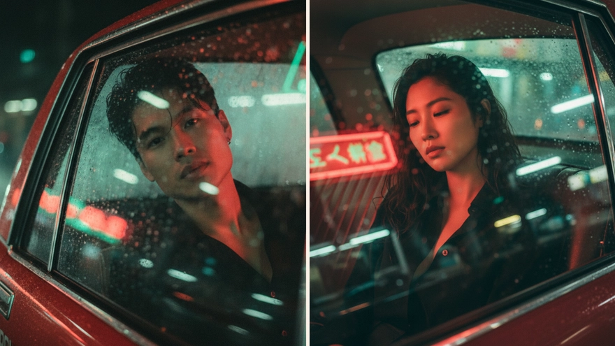 Tạo ảnh ngồi trong xe như phim điện ảnh với Gemini