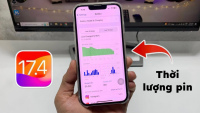 Lên iOS 17.4 trên các dòng iPhone cũ: Pin... ổn!