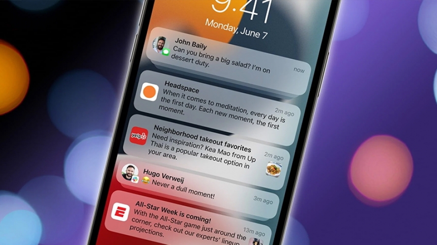 Thông báo trên iOS 15 có gì mới: Giao diện mới, Tóm tắt Thông báo, Thông báo Tức thì,...