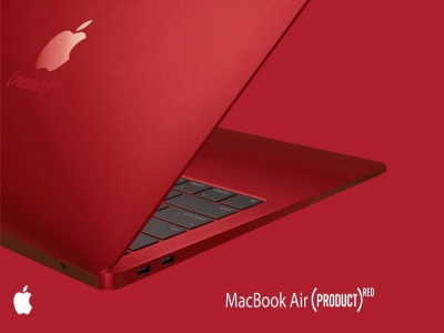 Đây là chiếc MacBook Air phiên bản màu đỏ tuyệt đẹp khiến con dân điêu đứng