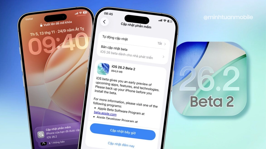 Toàn bộ nâng cấp mới trên iOS 26.2 Beta 2 vừa ra mắt