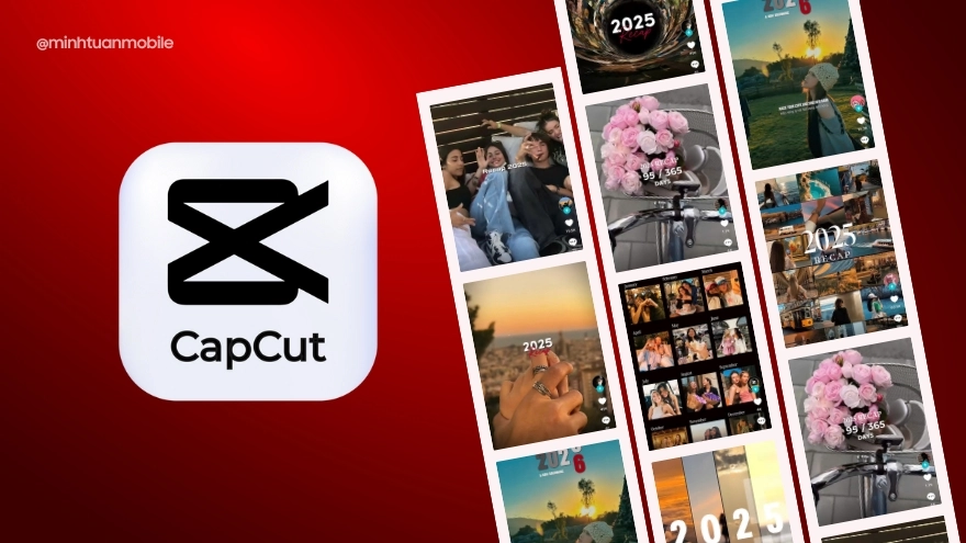 Tổng hợp các mẫu RECAP: Nhìn lại 2025 xu hướng trên CapCut