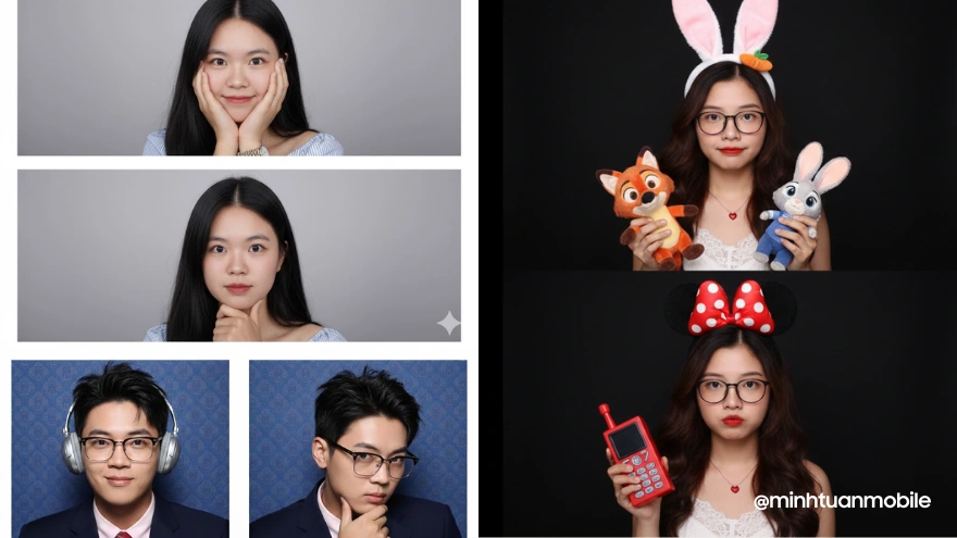 Tổng hợp câu lệnh chụp ảnh Photobooth bằng Gemini cực chất