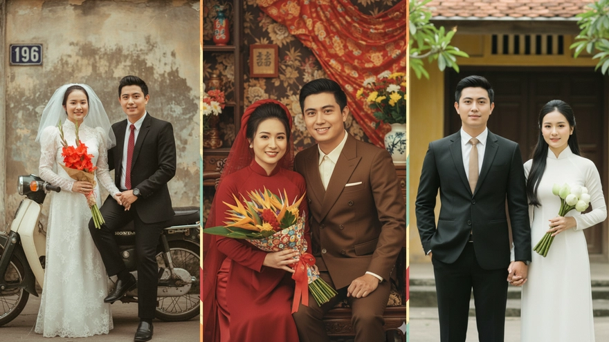 Câu lệnh tạo bộ ảnh cưới thanh xuân thời 