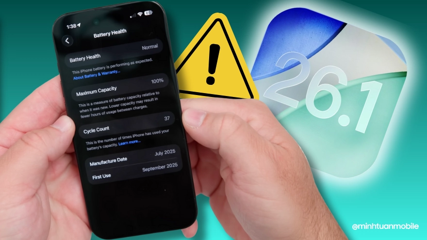 Tổng hợp lỗi của iOS 26.1 cân nhắc trước khi nâng cấp