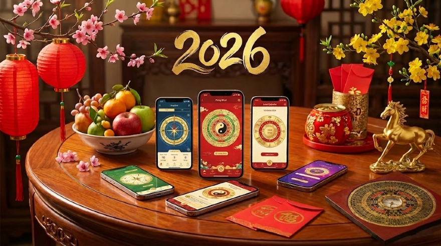 Top app xem phong thủy và ngày tốt đầu năm mới 2026