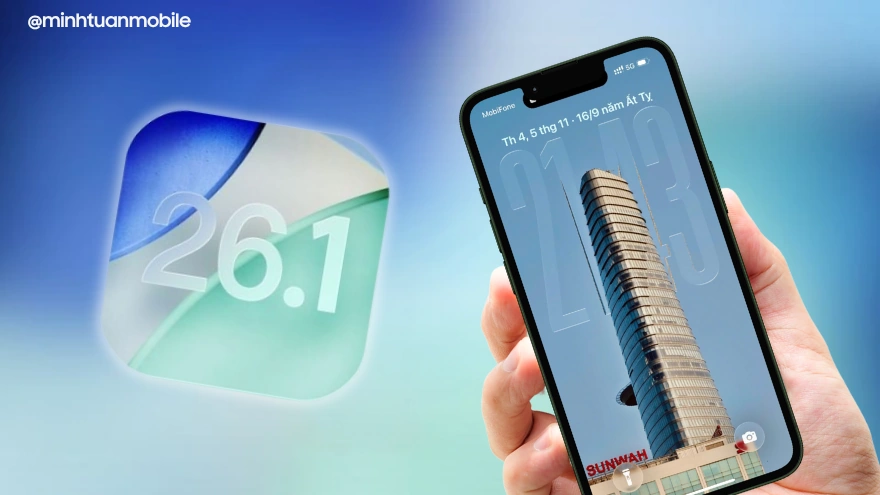 Cách chỉnh Liquid Glass có màu hoặc trong suốt với iOS 26.1