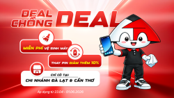 Bùng nổ ưu đãi Tỉnh - Vệ sinh máy 0 đồng, giảm 10% dịch vụ thay Pin