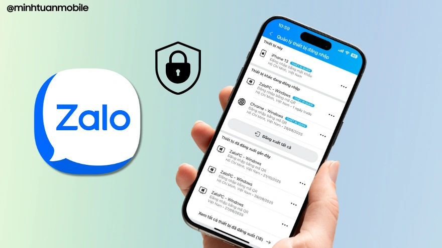 Kiểm tra ngay lịch sử đăng nhập để bảo vệ tài khoản Zalo!