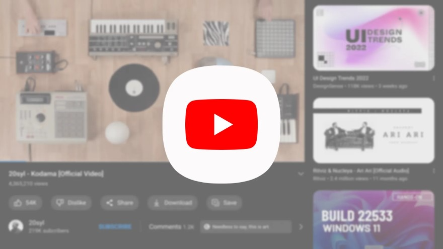 YouTube tung giao diện xem video mới cực ấn tượng
