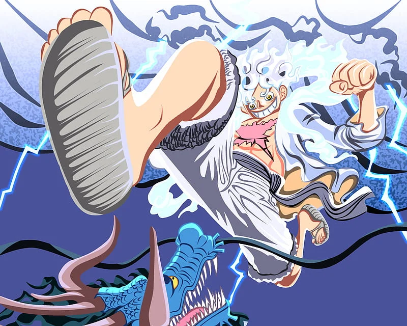 Tổng hợp ý hình nền Luffy Gear 5 thích mắt mang đến năng lượng điện thoại