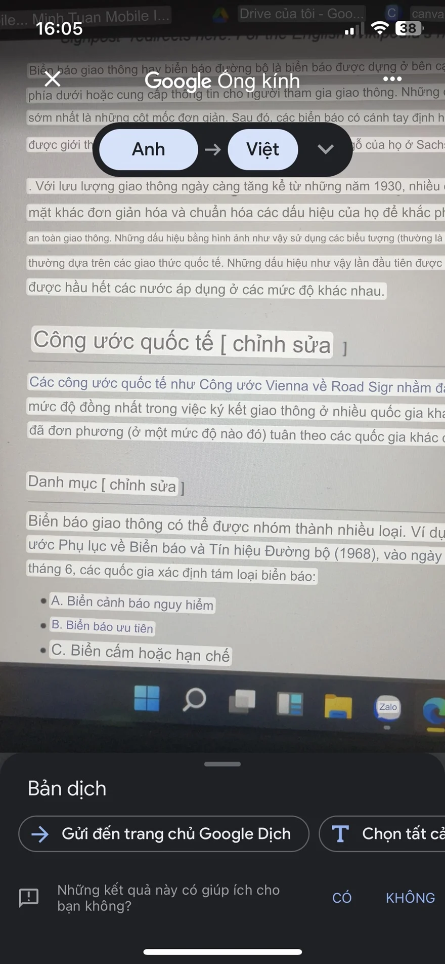 Cách dịch văn bản theo thời gian thực bằng camera iPhone