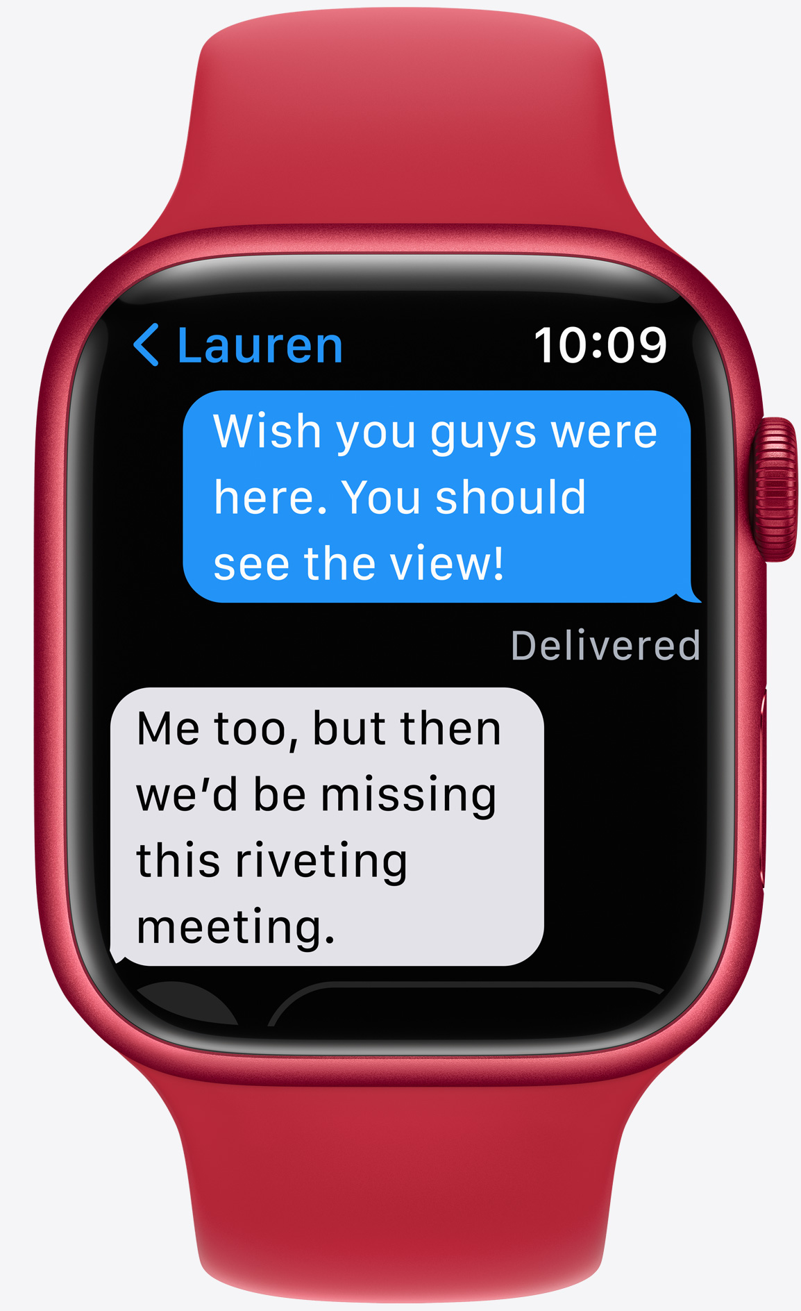 Apple Watch S7 LTE 41mm nhận thông báo và nhắn tin độc lập