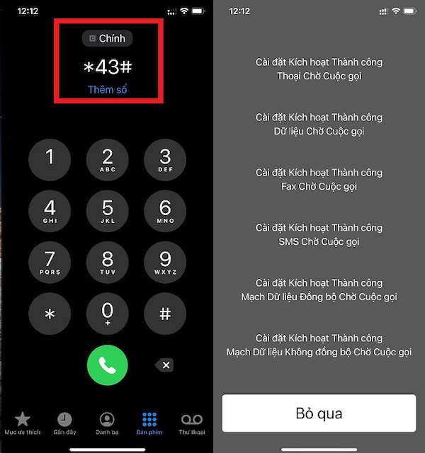 cách bật tính năng cách thiết lập cuộc gọi chờ trên iPhone