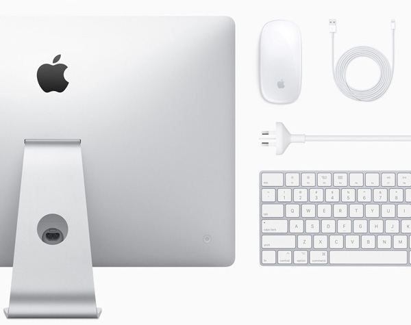 iMac gọn gàng với 1 màn hình và bộ phụ kiện đơn giản