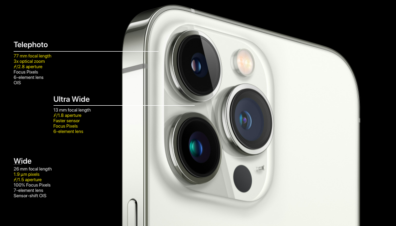 iPhone 13 Pro 128GB hệ thống 3 camera sau nhiều tính năng quay video chuyên nghiệp đơn giản hơn 