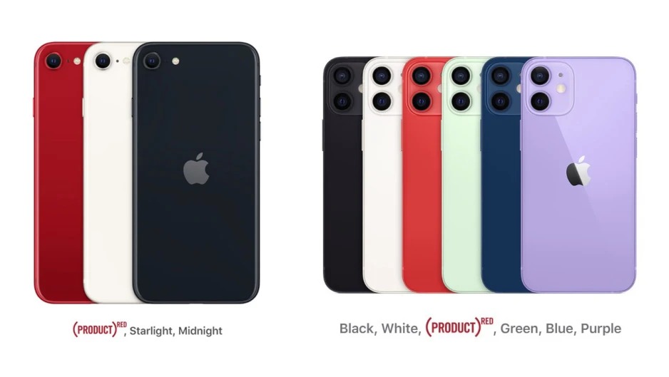 So sánh iPhone SE 2022 vs iPhone 12 mini