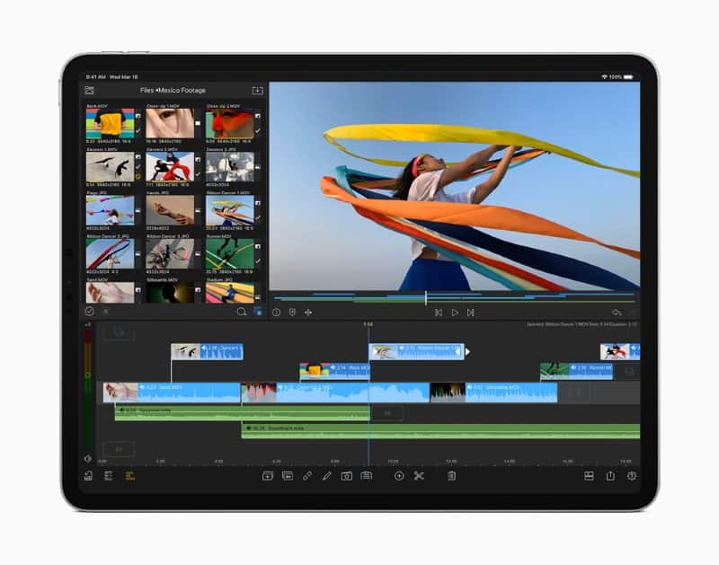 iPad Pro 12.9 2020 hiệu năng mạnh mẽ cắt dựng video 4K mượt mà