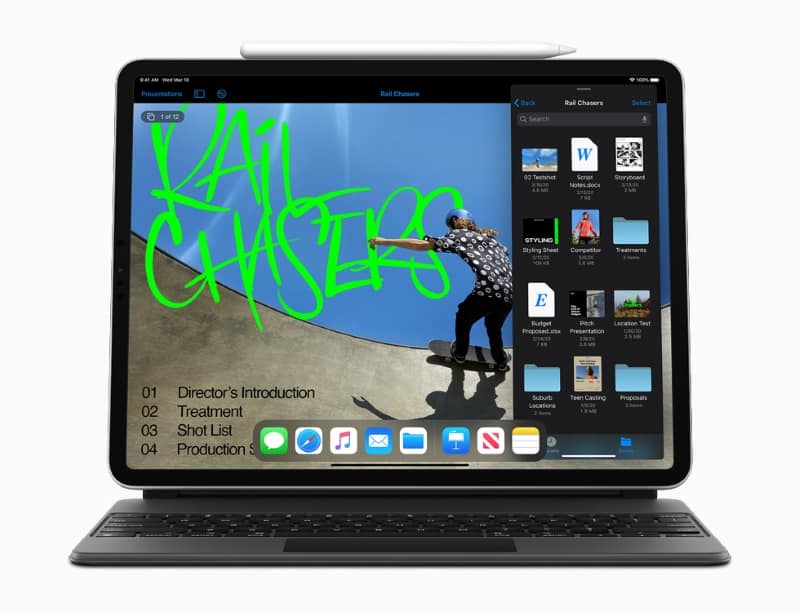 iPad Pro 12.9 2020 cho phép thao tác trên nhiều ứng dụng cùng lúc