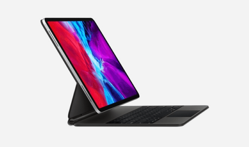 iPad Pro 12.9 2020 linh hoạt biến đổi thành laptop nhờ tương thích với Magic Keyboard