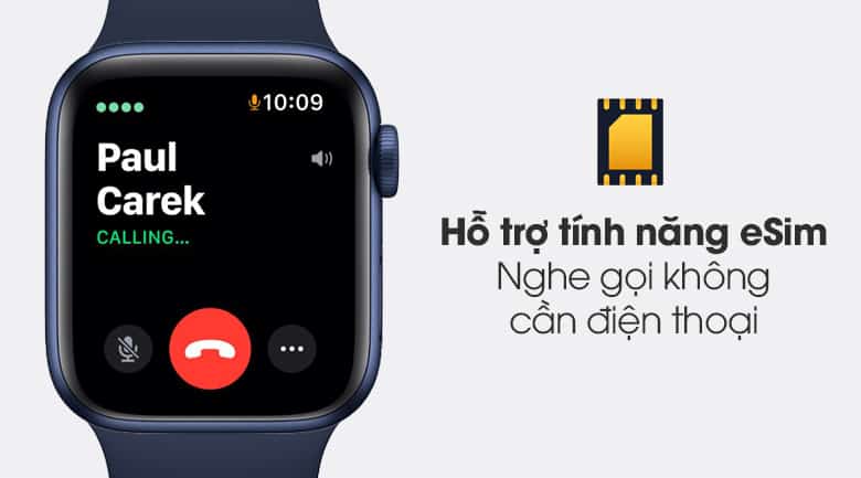 Apple Watch SE LTE 44mm hỗ trợ nghe gọi không cần iPhone