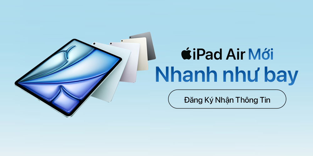 Đăng ký nhận thông tin iPad