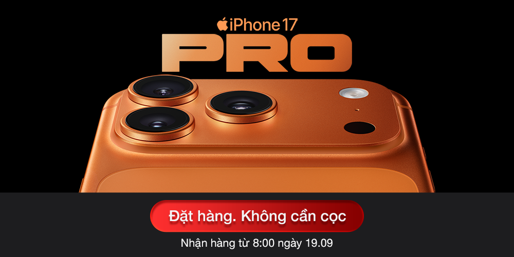 Đặt hàng iPhone 17 và iPhone Air chính hãng VN