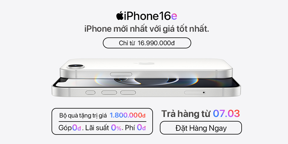 Đặt Hàng iPhone 16e Series