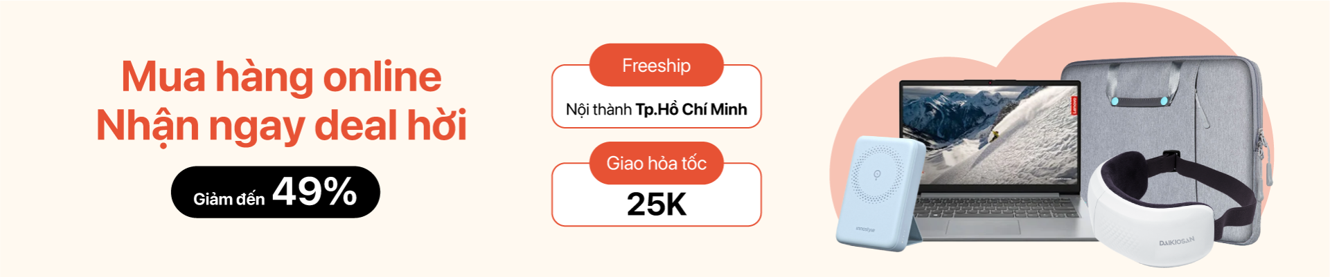 Mua hàng online - Nhận ngay deal hời | Mua Online giá rẻ hơn