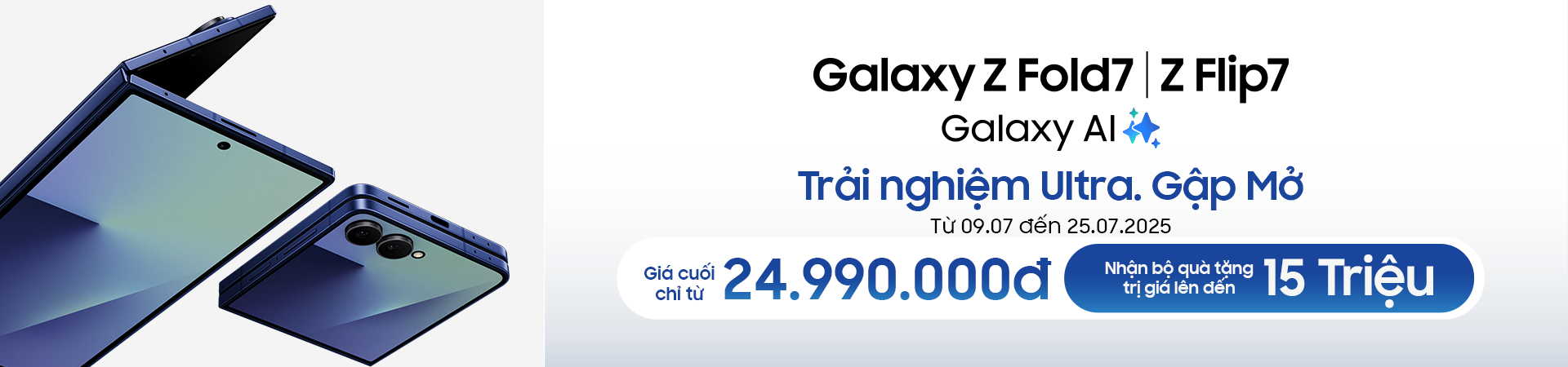 Đặt hàng sớm Galaxy Z Fold7 và Z Flip7 