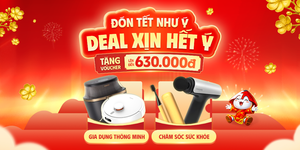 Deal xịn hết ý | Gia dụng thông minh ưu đãi sốc ngày Tết