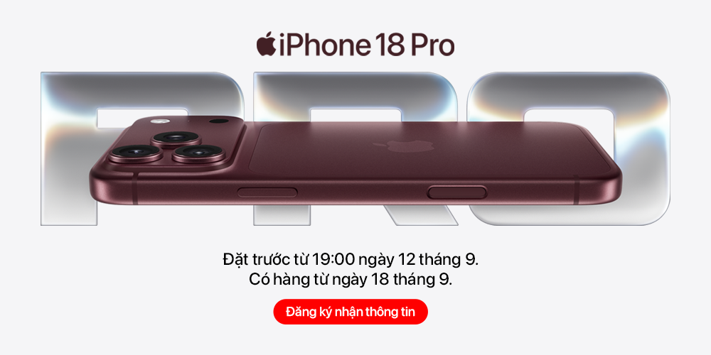 Điện thoại iPhone 18 Chính Hãng | Đăng Ký Nhận Thông Tin