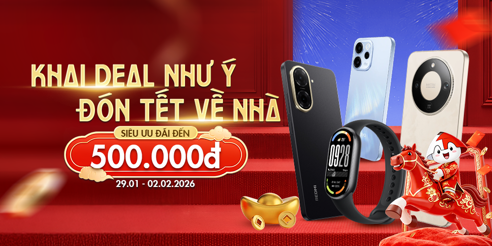 Khai deal như ý – Đón tết về nhà | Ưu đãi tại Minh Tuấn Mobile