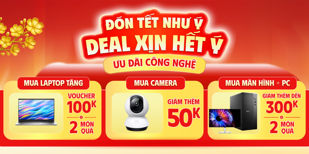 Đón tết như ý, săn deal xịn hết ý ngành hàng ICT tại Minh Tuấn Mobile