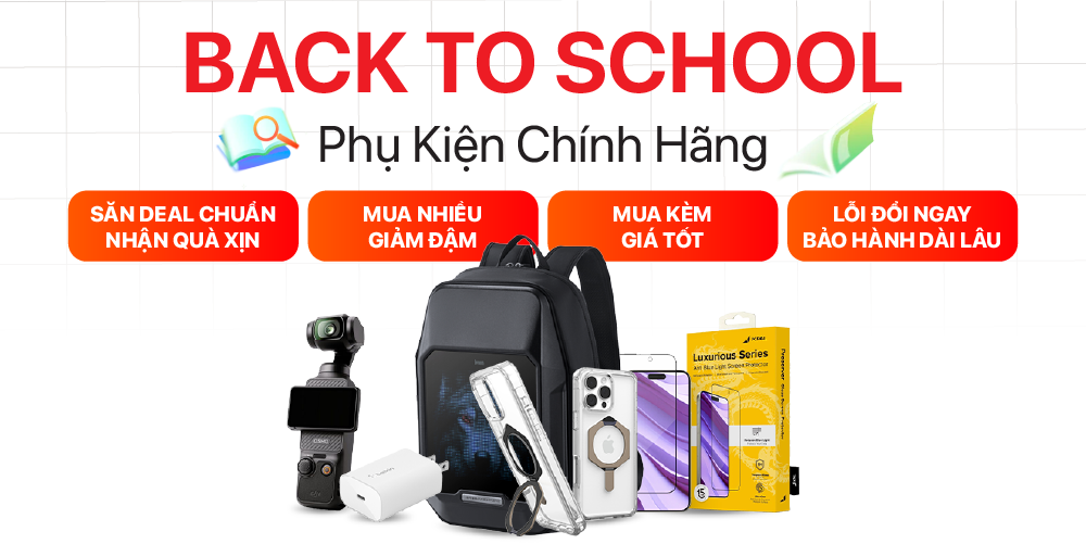 Phụ kiện chính hãng khuyến mãi
